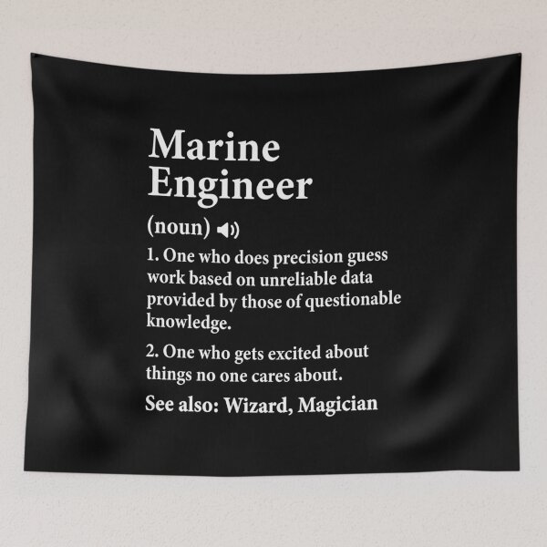Item preview, Marine Engineer Definition Funny Marine Engineering Student designed and sold by Rahjihan.