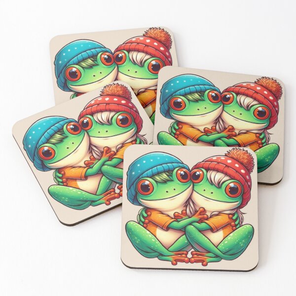 Item preview, Couple of frogs hugging designed and sold by R-market.