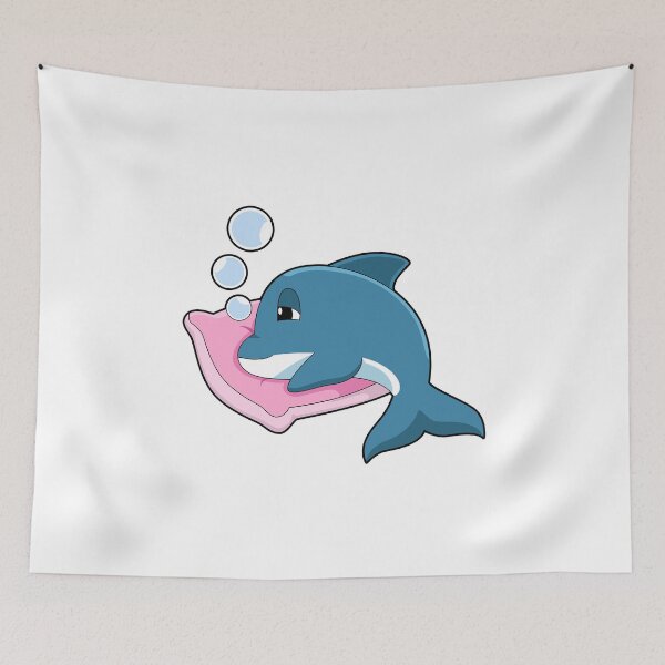 Item preview, Dolphin Sleeping Pillow designed and sold by Snabdesign84.