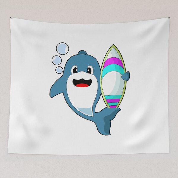 Item preview, Dolphin Surfer Surfboard designed and sold by Snabdesign84.