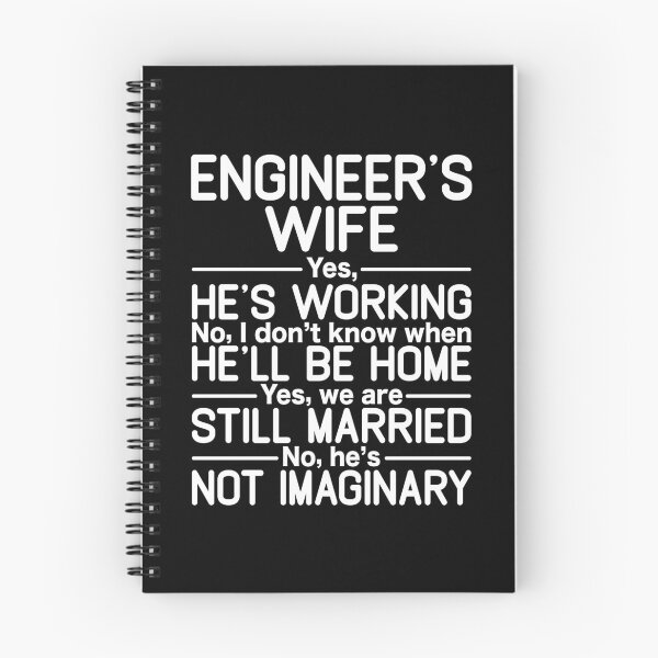 Item preview, Engineer Dad Husband Funny Engineer's Wife Yes He's Working designed and sold by Rahjihan.