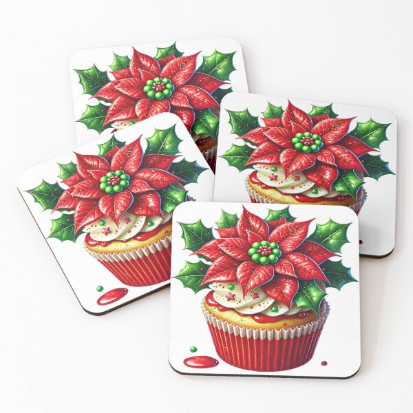 Item preview, Sweeten Your Holidays with Festive Christmas Cupcake Delights! designed and sold by CleanDecor.