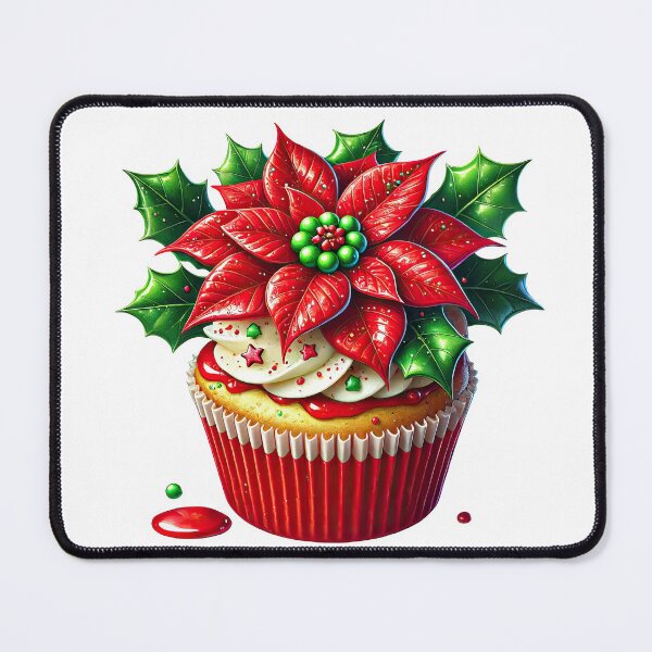 Item preview, Sweeten Your Holidays with Festive Christmas Cupcake Delights! designed and sold by CleanDecor.