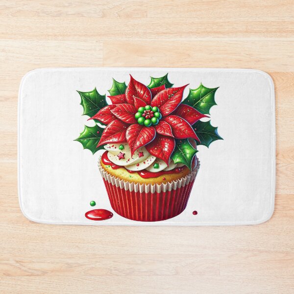 Item preview, Sweeten Your Holidays with Festive Christmas Cupcake Delights! designed and sold by CleanDecor.