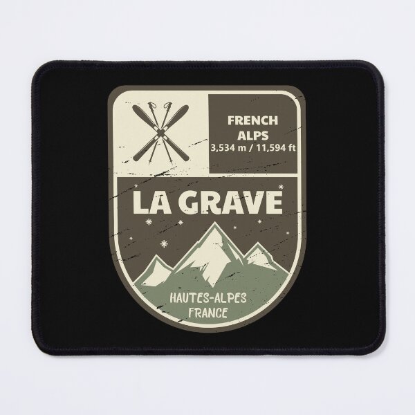 Item preview, La Grave French Alps Austria designed and sold by KrisSidDesigns.