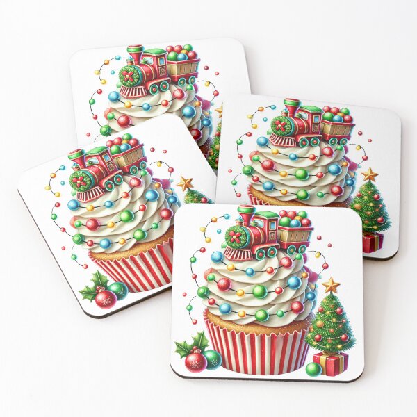 Item preview, Indulge in Irresistible Christmas Cupcakes This Holiday Season! designed and sold by CleanDecor.