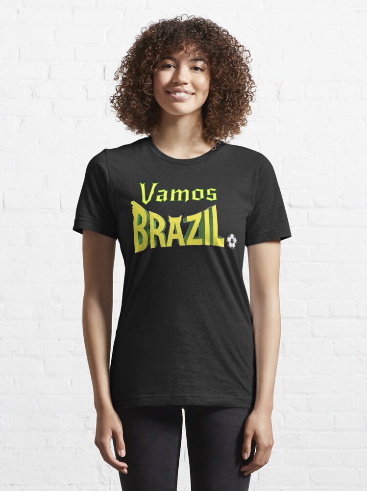 Brazil Soccer Shirt - Vamos Brazil - Brazil Football Shirt