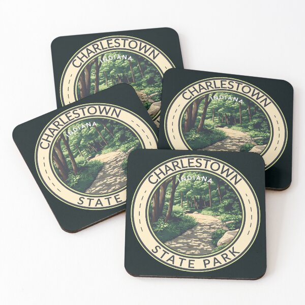 Item preview, Charlestown State Park Indiana Travel Art Badge designed and sold by KrisSidDesigns.