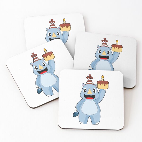 Item preview, Rhino Birthday Candle Cake designed and sold by Snabdesign84.