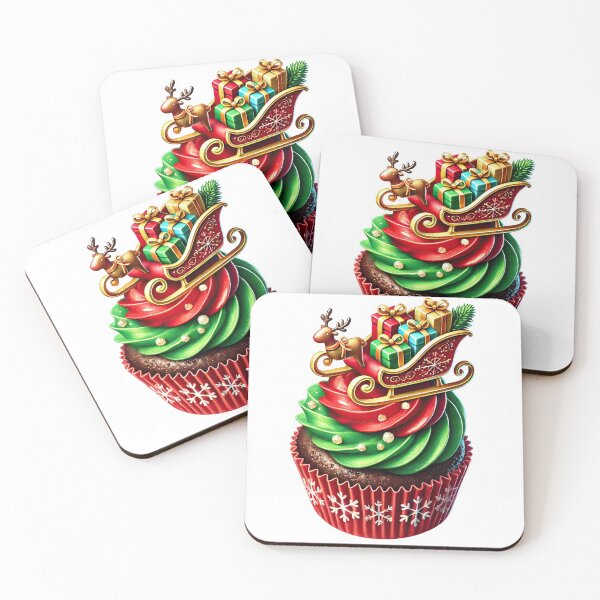 Item preview, Celebrate the Season with Deliciously Festive Holiday Cupcakes! designed and sold by CleanDecor.