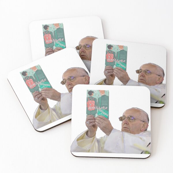 Item preview, Pope Holding Heartstopper Volume 1 by Alice Oseman designed and sold by baranskini.