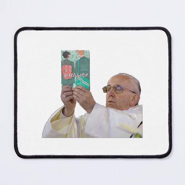 Item preview, Pope Holding Heartstopper Volume 1 by Alice Oseman designed and sold by baranskini.
