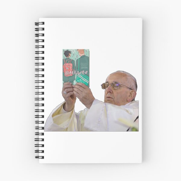 Item preview, Pope Holding Heartstopper Volume 1 by Alice Oseman designed and sold by baranskini.