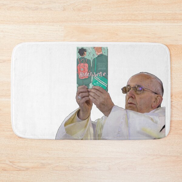 Item preview, Pope Holding Heartstopper Volume 1 by Alice Oseman designed and sold by baranskini.