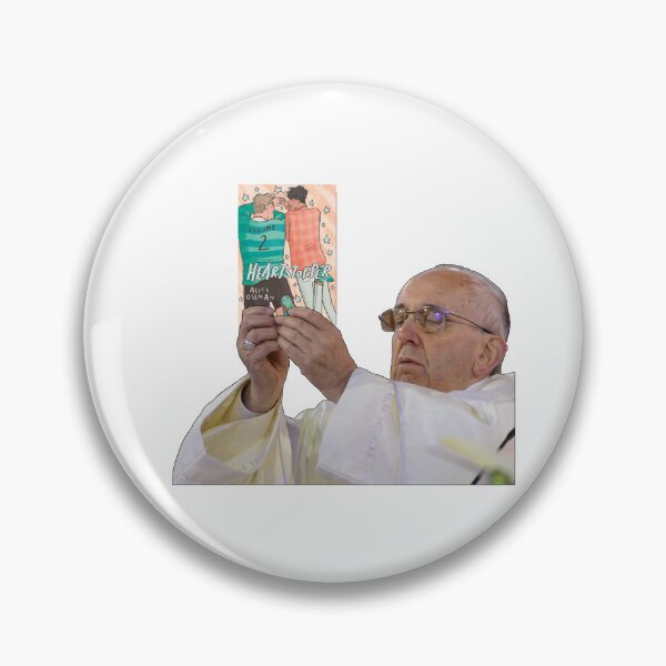 Item preview, Pope Holding Heartstopper Volume 2 by Alice Oseman designed and sold by baranskini.