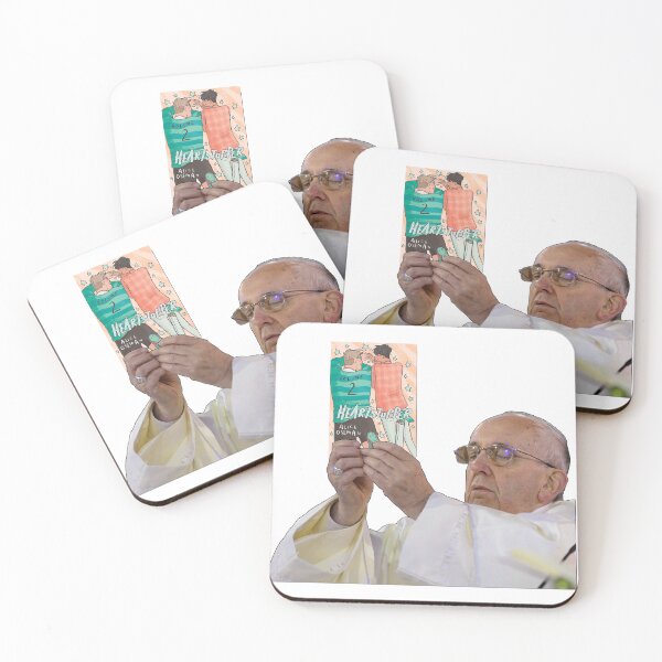 Item preview, Pope Holding Heartstopper Volume 2 by Alice Oseman designed and sold by baranskini.