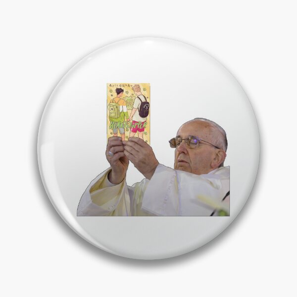 Item preview, Pope Holding Heartstopper Volume 3 by Alice Oseman designed and sold by baranskini.