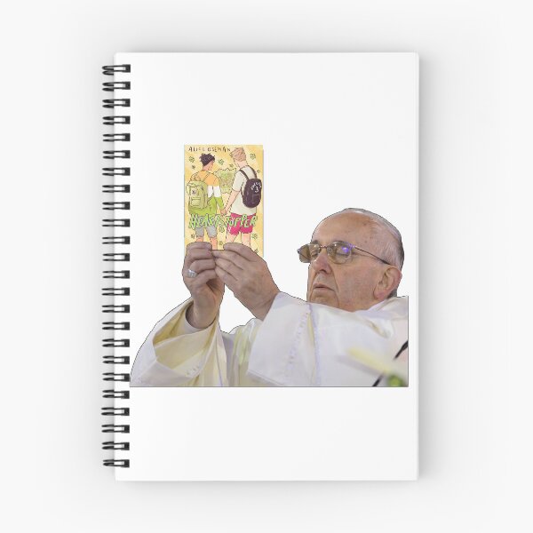Item preview, Pope Holding Heartstopper Volume 3 by Alice Oseman designed and sold by baranskini.