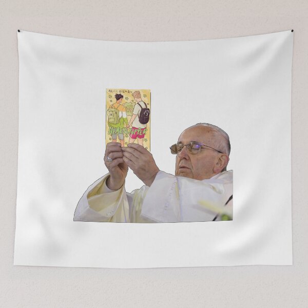 Item preview, Pope Holding Heartstopper Volume 3 by Alice Oseman designed and sold by baranskini.