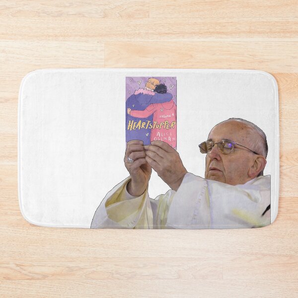Item preview, Pope Holding Heartstopper Volume 4 by Alice Oseman designed and sold by baranskini.