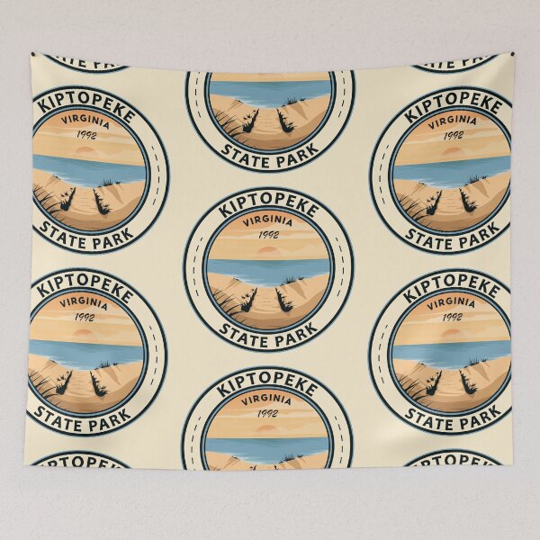 Item preview, Kiptopeke State Park Virginia Travel Art Badge designed and sold by KrisSidDesigns.