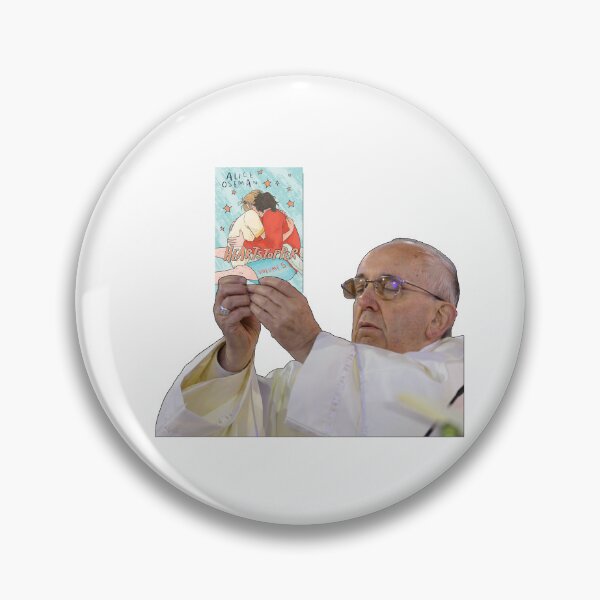 Item preview, Pope Holding Heartstopper Volume 5 by Alice Oseman designed and sold by baranskini.
