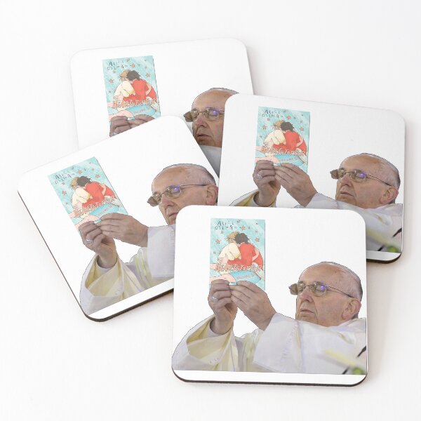 Item preview, Pope Holding Heartstopper Volume 5 by Alice Oseman designed and sold by baranskini.