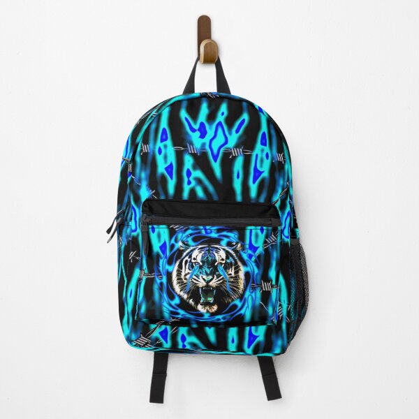 Item preview, blue fire tiger designed and sold by JVNS.