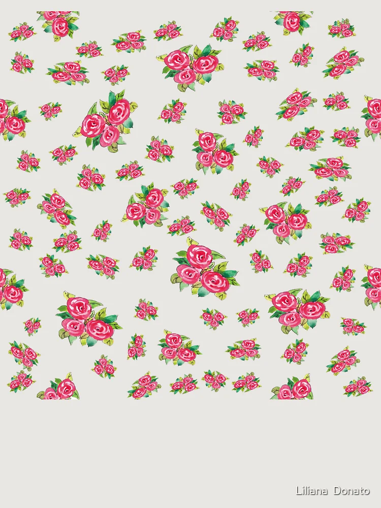 Thumbnail 6 of 6, Premium Oversized Hoodie, Pattern "Spring Roses" designed and sold by Liliana Donato.