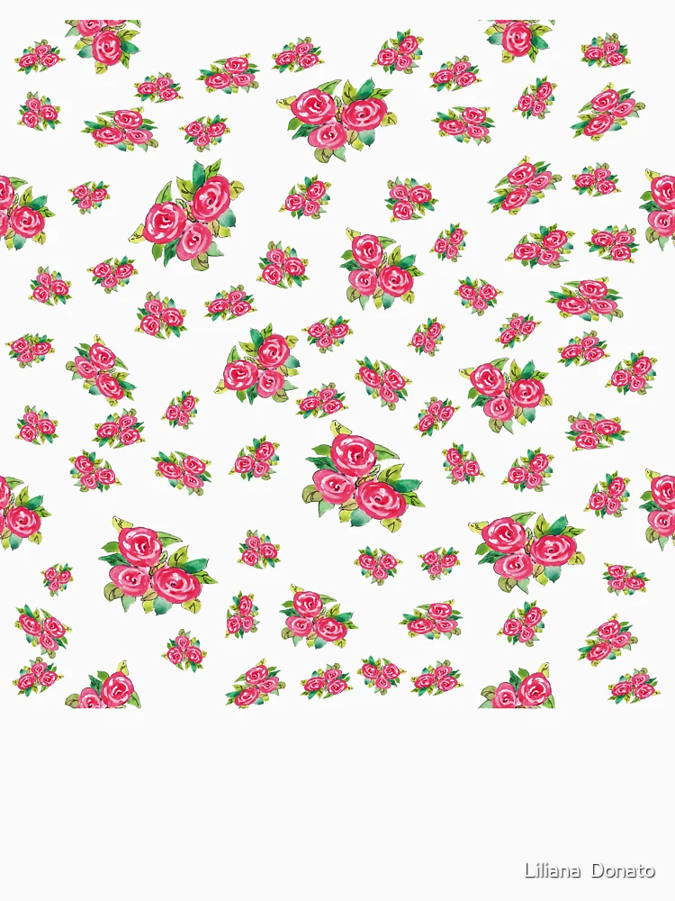 Thumbnail 6 of 6, Pullover Hoodie, Pattern "Spring Roses" designed and sold by Liliana Donato.