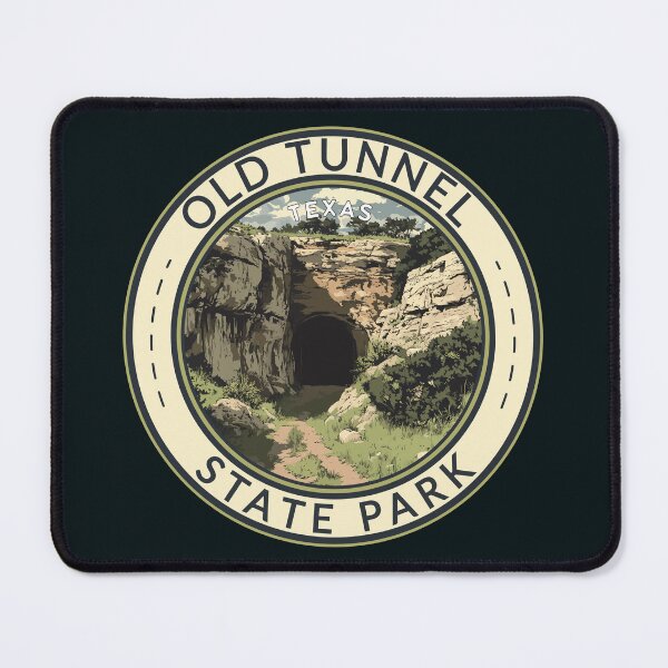 Item preview, Old Tunnel State Park Texas Travel Art Badge designed and sold by KrisSidDesigns.