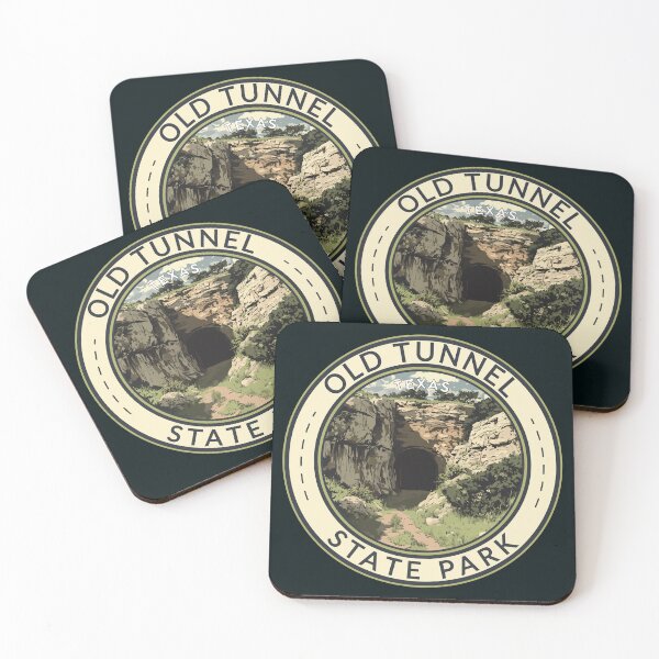 Item preview, Old Tunnel State Park Texas Travel Art Badge designed and sold by KrisSidDesigns.