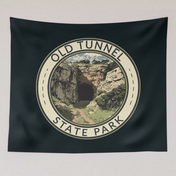 Item preview, Old Tunnel State Park Texas Travel Art Badge designed and sold by KrisSidDesigns.
