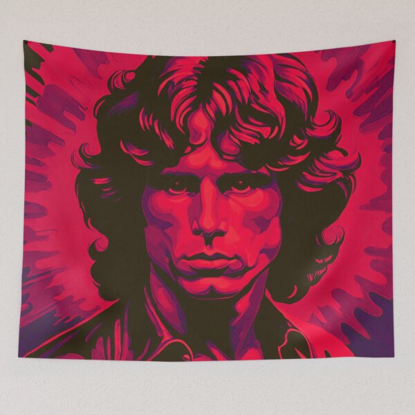 Item preview, Jim Morrison Dark Red Artwork | TheAmericanPoet designed and sold by TheAmericanPoet.