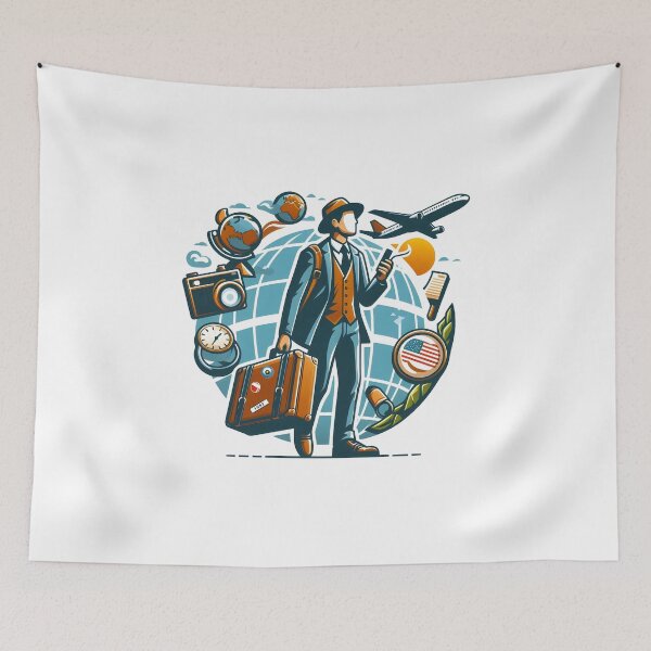 Item preview, Travel is my passion and i am passionate about travel, designed and sold by vectorillus.