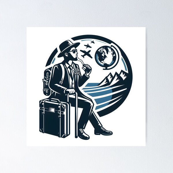 Item preview, Travel is my passion and i am passionate about travel, designed and sold by vectorillus.
