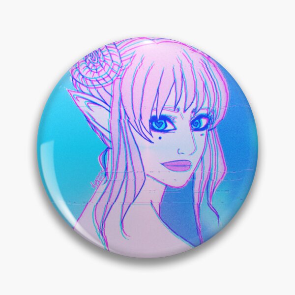 Artikelvorschau, Retro Kawaii Anime Elf Vaporwave inspiriert entworfen und verkauft von LyAnMeArt.