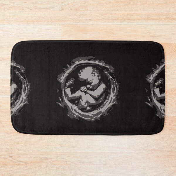 Item preview, Ultrasound baby scan silhouette on dark background designed and sold by BellaRoxiell.