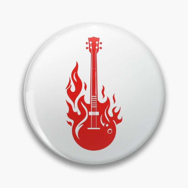 Item preview, Flaming guitar  designed and sold by JIGUWORLD.