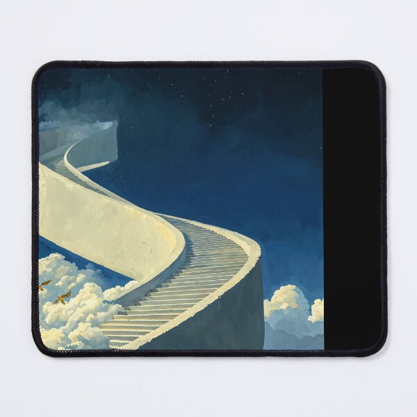 Item preview, Whimsical Stairway to the Stars in Dreamy Skies designed and sold by regnumsaturni.