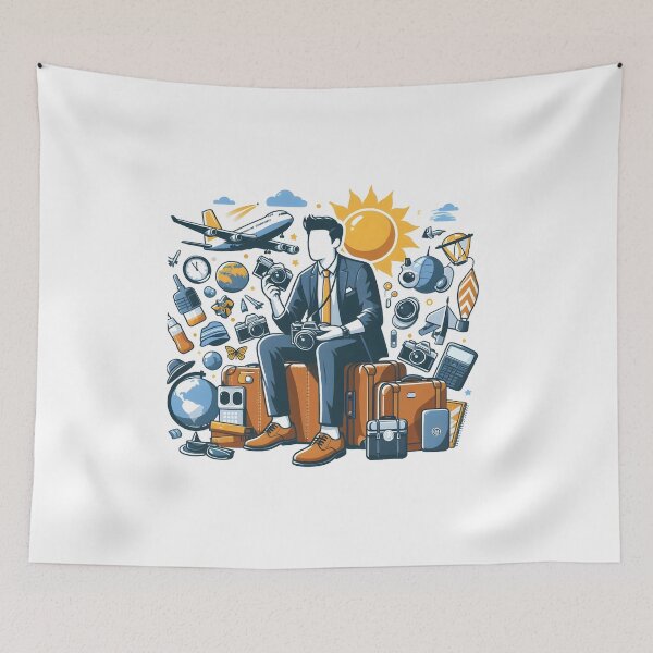 Item preview, Travel is my passion and i am passionate about travel, designed and sold by vectorillus.