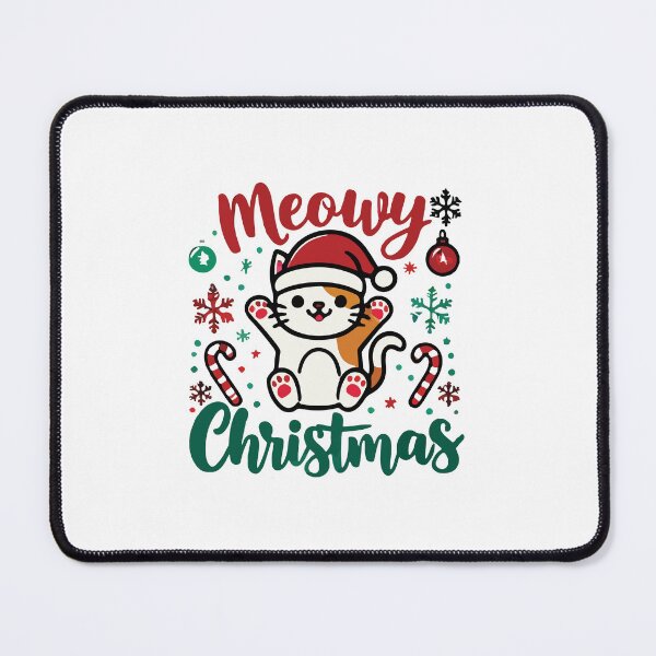 Item preview, Meowy Christmas - Cute Festive Cat Holiday designed and sold by chantastical.