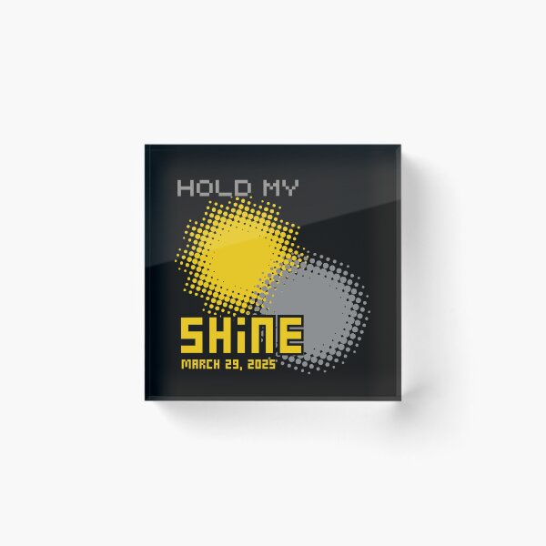 Item preview, Solar Eclipse 2025 pixel art funny design designed and sold by Martisja.