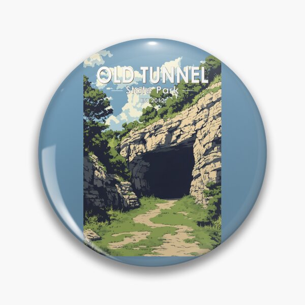 Item preview, Old Tunnel State Park Texas Travel Art Vintage designed and sold by KrisSidDesigns.