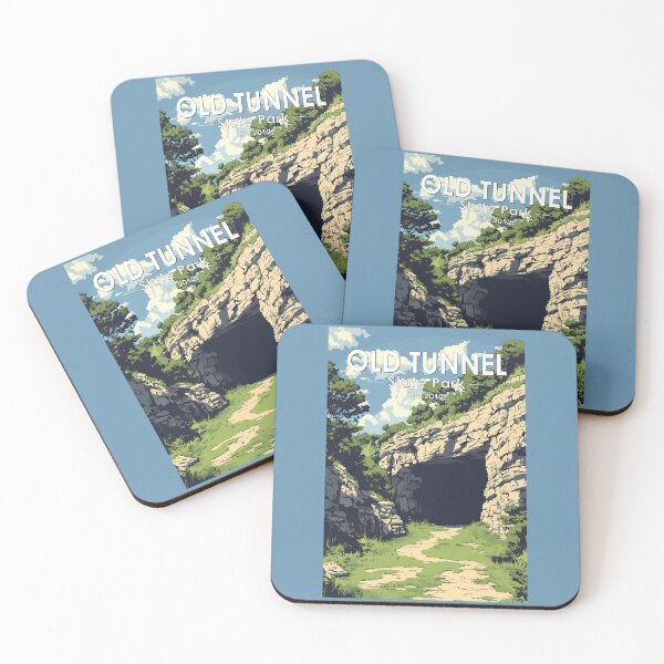 Item preview, Old Tunnel State Park Texas Travel Art Vintage designed and sold by KrisSidDesigns.