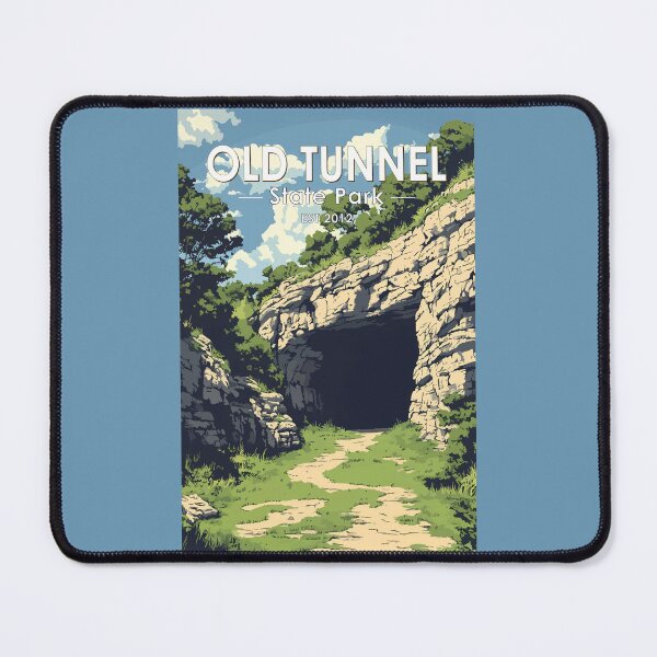 Item preview, Old Tunnel State Park Texas Travel Art Vintage designed and sold by KrisSidDesigns.