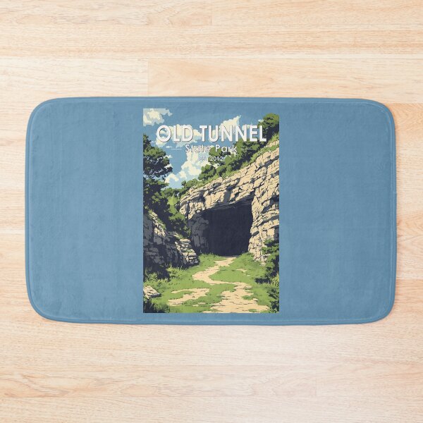 Item preview, Old Tunnel State Park Texas Travel Art Vintage designed and sold by KrisSidDesigns.