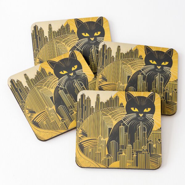 Item preview, Kittyscape 2 designed and sold by Reclining Buddha Cat.
