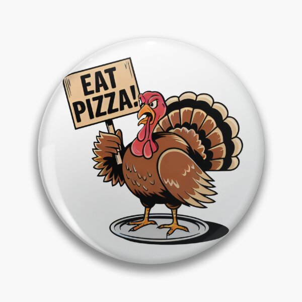 Item preview, Eat pizza thanksgiving turkey designed and sold by Delgiur.