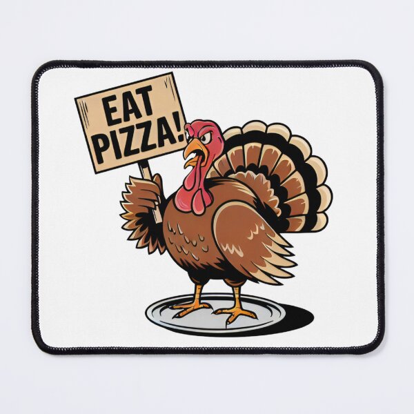 Item preview, Eat pizza thanksgiving turkey designed and sold by Delgiur.
